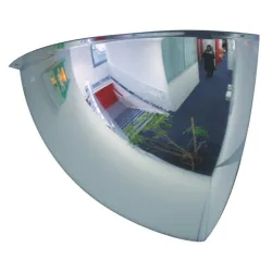 Two-way mirror 1/8 sphere PMMA 2 years Ø 800 mm 90°