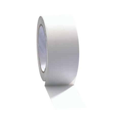 Taśma do wyznaczania ciągów komunikacyjnych 50 mm x 33 m biała Taśma do wyznaczania ciągów komunikacyjnych 50 mm x 33 m biała
