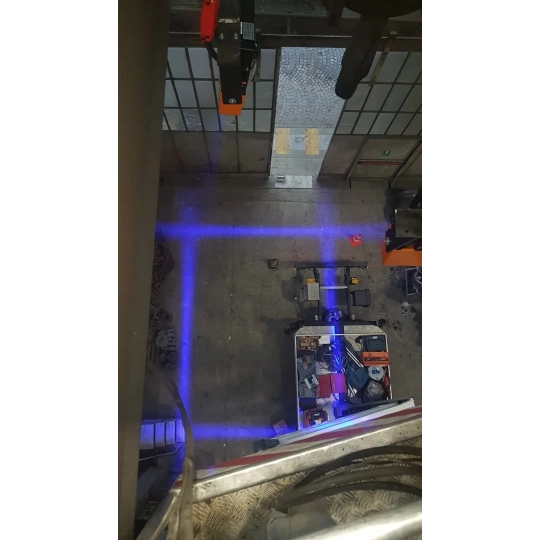 LED line projector for cranes HP 65W, installation 5 - 12 m