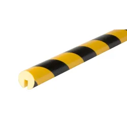 Black-yellow profile type B+ edge protection