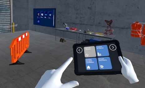 Aplikacja szkoleniowa VR - XR PARK I. Praca w pomieszczeniach zamkniętych
