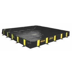 Flexible spill containment berm STANDARD QuickBerm 3700 x 3700 x 305 mm