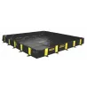 Flexible spill containment berm STANDARD QuickBerm 3700 x 3700 x 305 mm