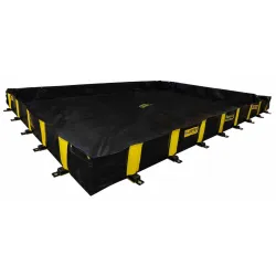 Flexible spill containment berm STANDARD QuickBerm 3700 x 4900 x 305 mm