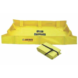 Flexible spill containment basin LITE QuickBerm 1200 x 1200 x 203 mm