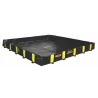 Flexible spill containment berm STANDARD QuickBerm 2400 x 2400 x 305 mm