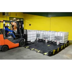 Flexible spill containment berm STANDARD QuickBerm 3700 x 6100 x 305 mm