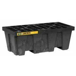 Drip tray for 2 barrels with grating 250 l, 1245 x 635 x 457 mm