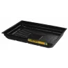 Catch basin, countertop, 1207 x 584 x 140 mm, black