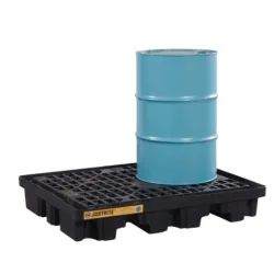 Catch basin for 2 drums, low profile 254 l, 1397 x 1143 x 229 mm