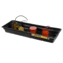 Countertop catch basin without grid, 87 l, 959 x 864 x 140 mm