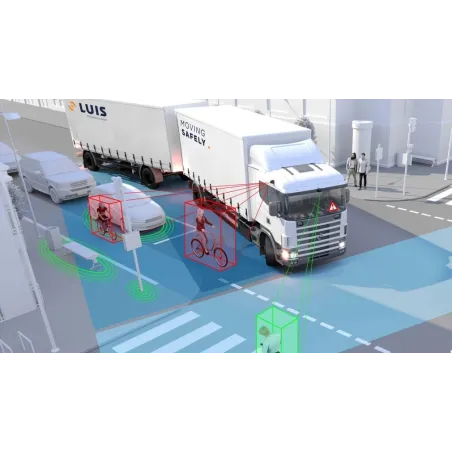 SR 360° anti-collision system - safety on bends