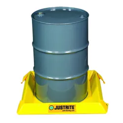 Flexible spill tray, polyurethane walls, 600 x 1200 x 102 mm, yellow