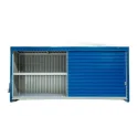 Two-level container for 12 IBCs / 16 Euro pallets, uninsulated