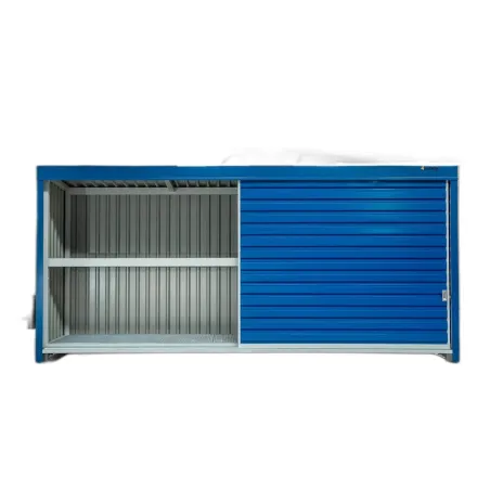 Two-level container for 12 IBCs / 16 Euro pallets, uninsulated