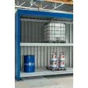 Kontener dwupoziomowy na 12 IBC / 16 euro palet, nieizolowany
