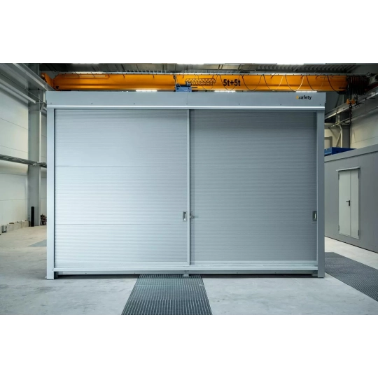 Double-level container for 8 IBCs / 12 Euro pallets, non-insulated