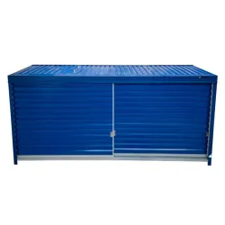 Single-level, uninsulated 6m2 container