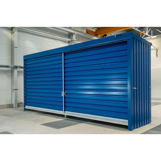 Single-level, uninsulated 6m2 container