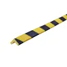 Black-yellow type E corner protection profile