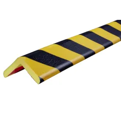 Black-yellow profile, type H+ 1 m, corner protection,