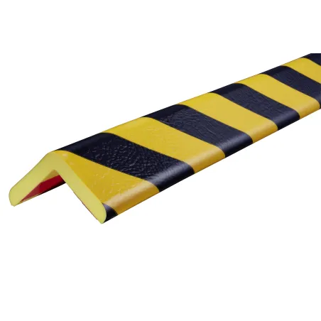 Black-yellow H+ type profile 1 m corner protection