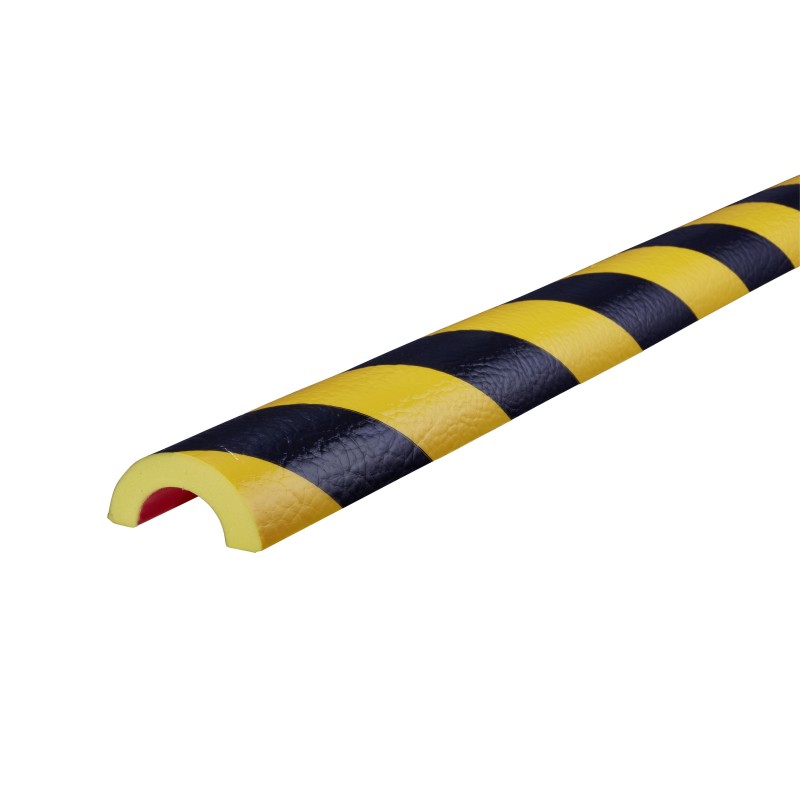 Profil czarno-żółty typu R30 ochrona przewodów i rur