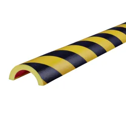 Black-yellow profile type R50 cable and pipe protection