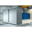Two-level container for 6 IBCs / 8 fire-resistant Euro pallets EI120