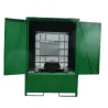 Uninsulated container for storing 4 drums or 1 IBC tank 1500 x 1400 x 2414 mm