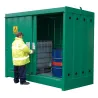 Uninsulated container for storing 8 barrels or 2 IBC tanks 3000 x 1500 x 2405 mm