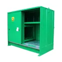 Uninsulated container for storing 8 barrels