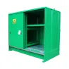 Uninsulated container for storing 8 barrels vertically and horizontally 3000 x 1500 x 2405 mm