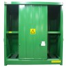 Kontener nieizolowany dwupoziomowy do przechowywania 16 beczek lub 4 zbiorników IBC 3000 x 1500 x 3295 mm