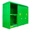 Uninsulated two-level container for storing 24 drums or 6 IBC tanks 4500 x 1500 x 3295 mm