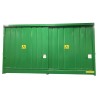 Kontener nieizolowany dwupoziomowy do przechowywania 32 beczek lub 8 zbiorników IBC 5920 x 1500 x 3295 mm
