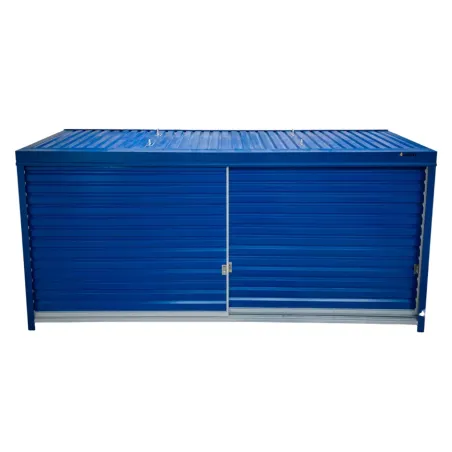 Two-level container for 4 IBCs / 6 euro pallets, non-insulated