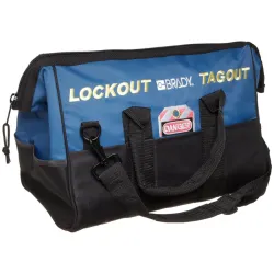 LOTO lockout bag with strap 419 x 254 x 215.9 mm