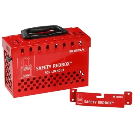 Skrzynia blokowania grupowego SAFETY REDBOX™ 236 x 92 x 155 mm