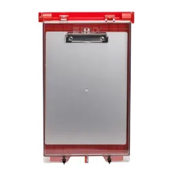 Permit display case LOTO station 431.8 x 247.65 x 38.10 mm