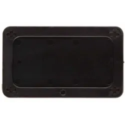 Universal blank tag small, black 93.98 x 55.88 mm