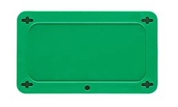 Pusta zawieszka uniwersalna mała, czarna 93,98 x 55,88 mm