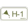 Zawieszka identyfikująca źródło energii – energia hydrauliczna H-1, 75 x 38 mm 25 szt.