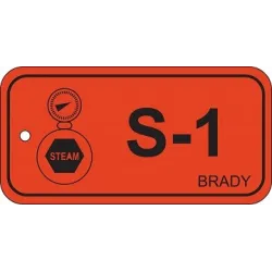 Tag identifying the energy source – pair S-1, 75 x 38 mm 25 pcs.