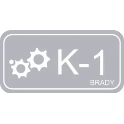 Tag identifying the energy source – kinetic energy K-1, 75 x 38 mm 25 pcs.