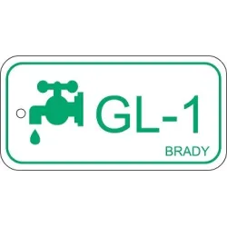 Tag identifying the energy source – glycol GL-1, 75 x 38 mm 25 pcs.