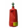 Dispensing bottle with brass valve for flammable substances, polyethylene 1 l, FM