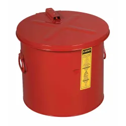 Safety immersion container for washing and cleaning, steel, 30 l, FM, TÜV