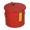 Safety immersion container for washing and cleaning, steel, 30 l, FM, TÜV