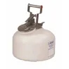 Safety container for acids and bases, wide neck, polyethylene, swing handle, 7.5 l
